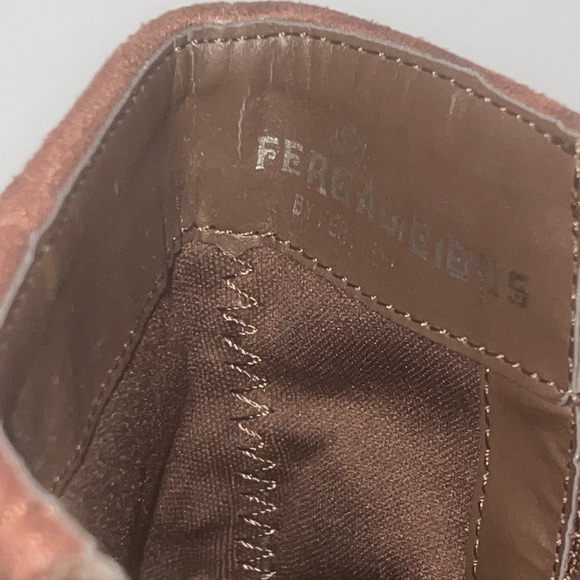 Fergilicious by Fergie Dark Brown Suede Ankle Boots – Size 7.5 M - Picture 5 of 7
